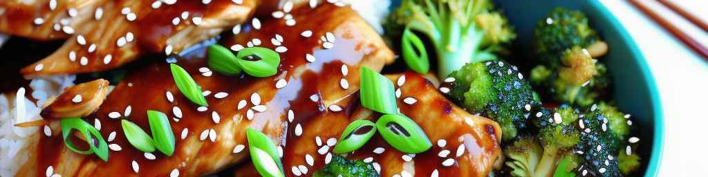 Chicken Teriyaki with Broccoli and Rice