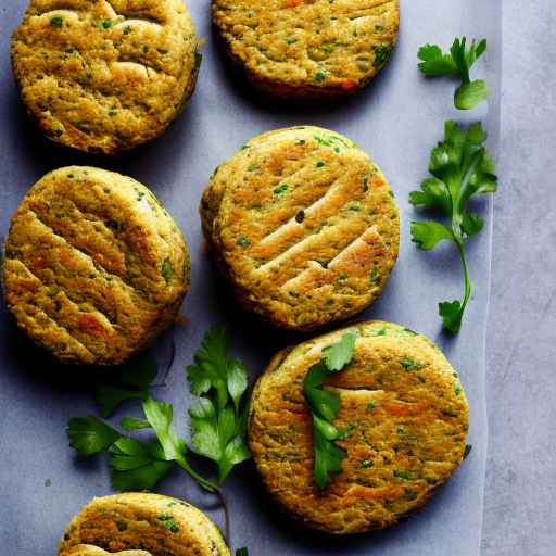 Chickpea and herb burgers