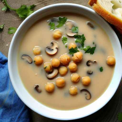 Chickpea and Mushroom Soup