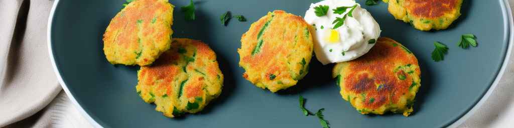 Chickpea and potato cakes