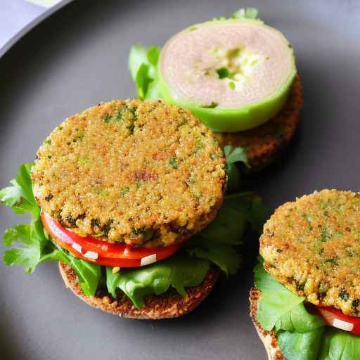 Chickpea and quinoa burgers