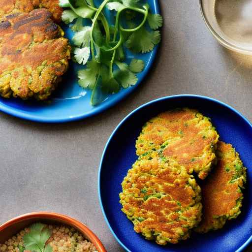 Chickpea and quinoa fritters