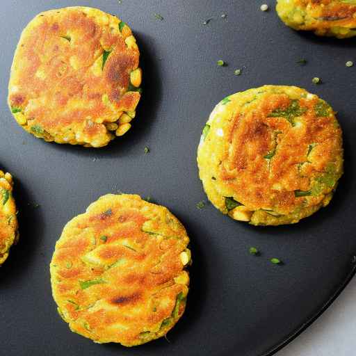 Chickpea and radish patties