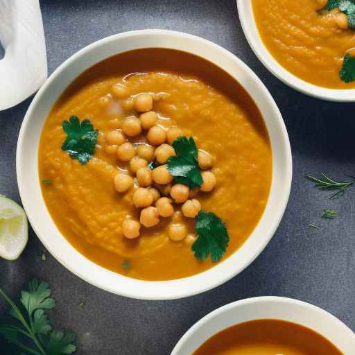 Chickpea and Red Lentil Soup