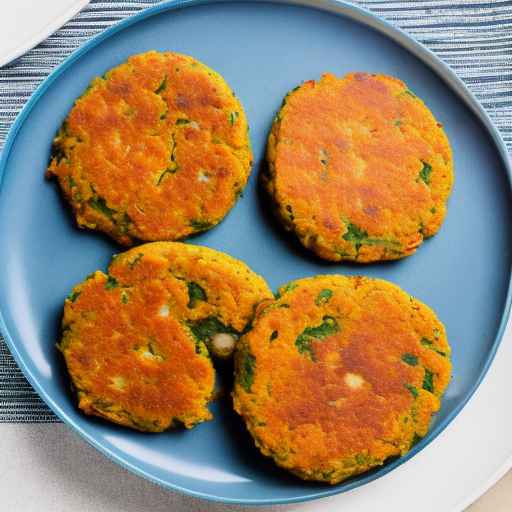 Chickpea and sweet potato cakes