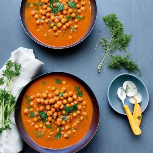 Chickpea and Sweet Potato Stew with Carrots