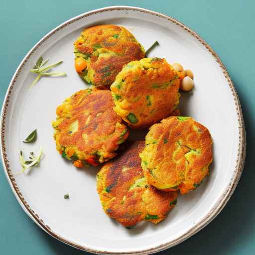 Chickpea and vegetable fritters