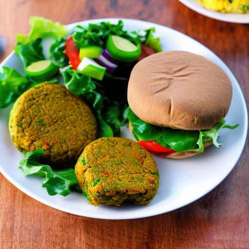 Chickpea Falafel Burgers