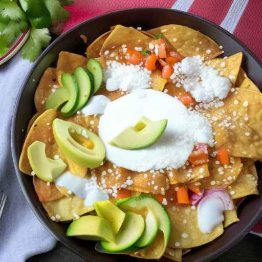 Chilaquiles with Sautéed Veggies