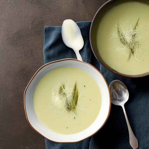 Chilled artichoke and fennel soup