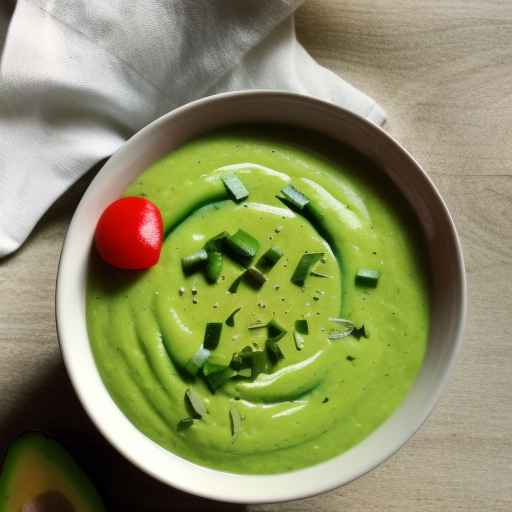 Chilled Avocado and Cucumber Gazpacho