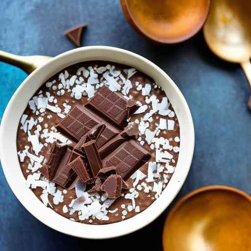 Chocolate and coconut porridge