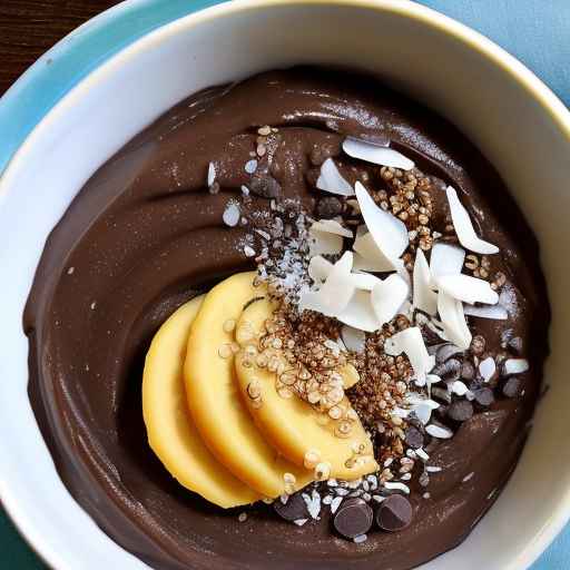 Chocolate and Coconut Porridge with Buckwheat