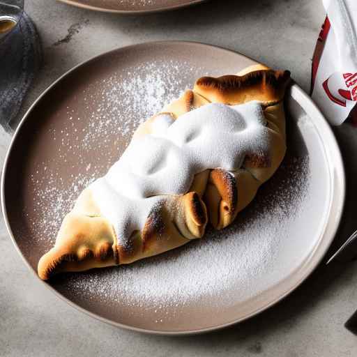 Chocolate and Marshmallow Calzone