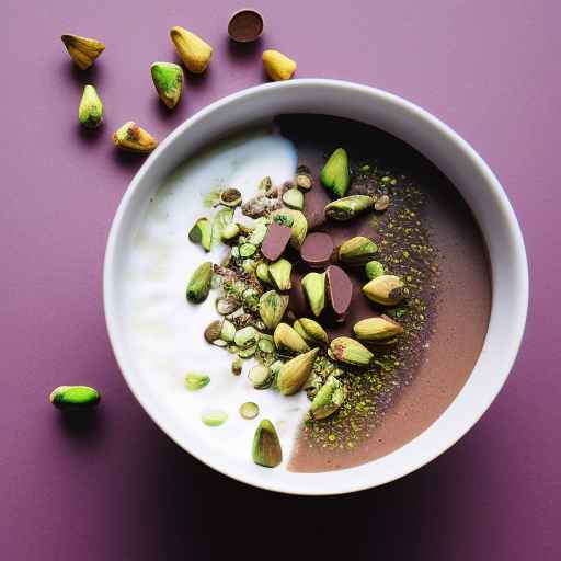 Chocolate and Pistachio Porridge with Buckwheat