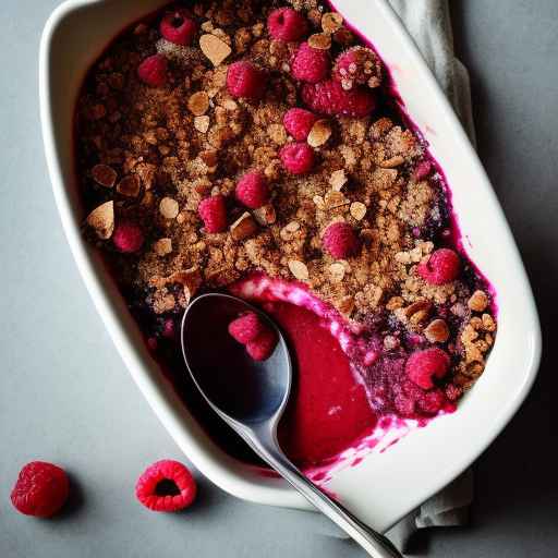 Chocolate and Raspberry Crumble