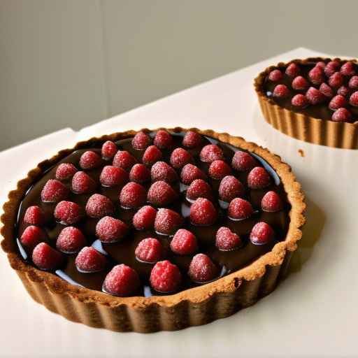 Chocolate and Raspberry Tart