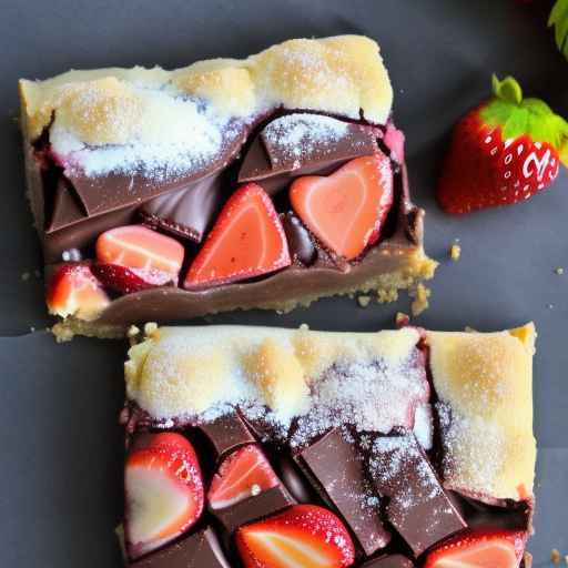 Chocolate and Strawberry Pie Bars