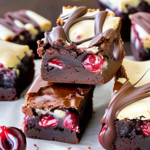 Chocolate Cherry Brownie Bars