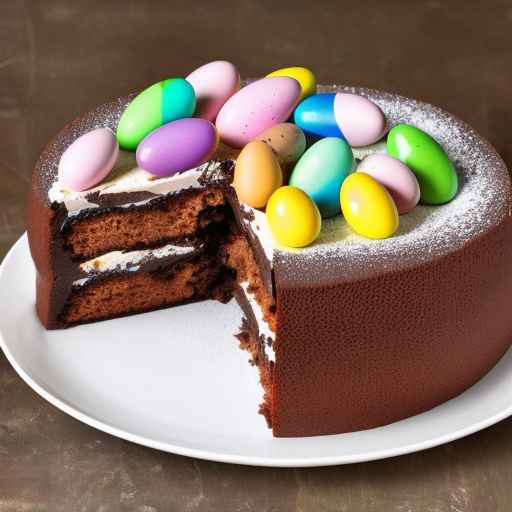 Chocolate Easter Egg Cake