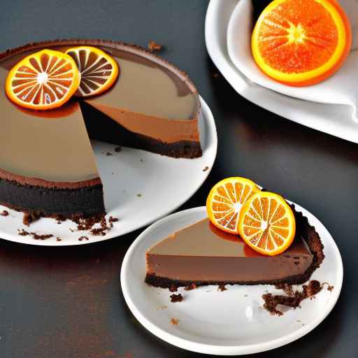 Chocolate Orange Zest Cheesecake