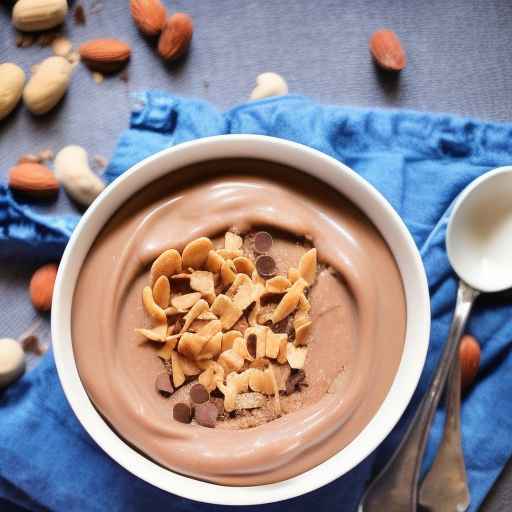 Chocolate peanut butter porridge