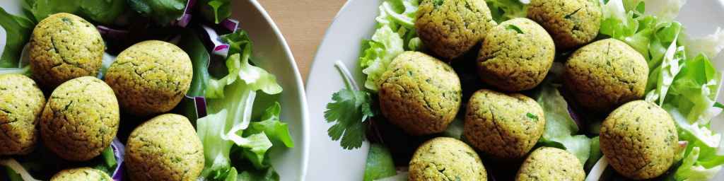 Cilantro-Lime Falafel Salad