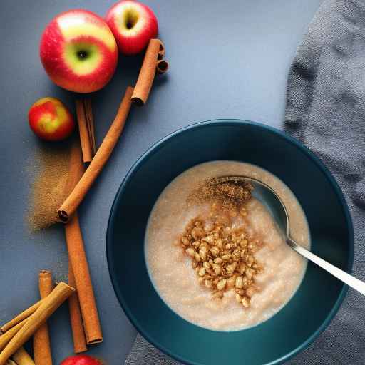 Cinnamon and Apple Porridge with Buckwheat