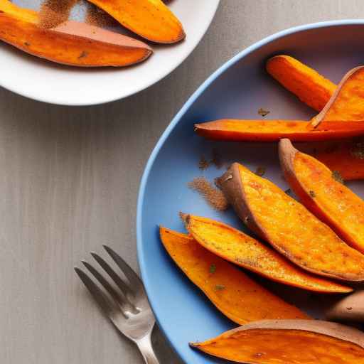 Cinnamon and Sugar Sweet Potato Wedges