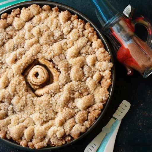 Cinnamon Roll Streusel Pie