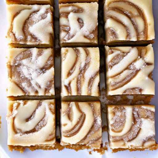 Cinnamon Roll Sugar Cookie Bars