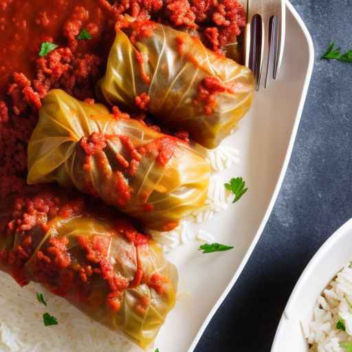 Classic Cabbage Rolls with Ground Beef and Rice