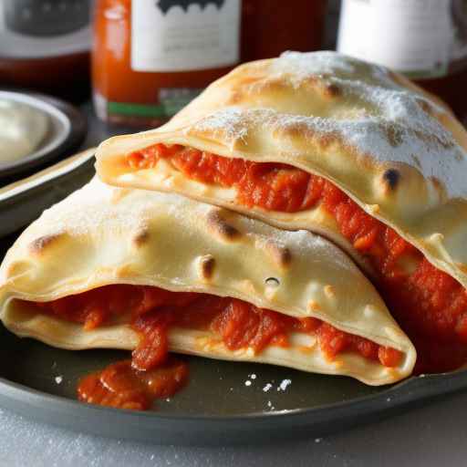 Classic Calzone with Marinara Sauce