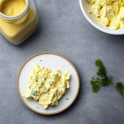 Classic Egg Salad with Mayonnaise and Mustard