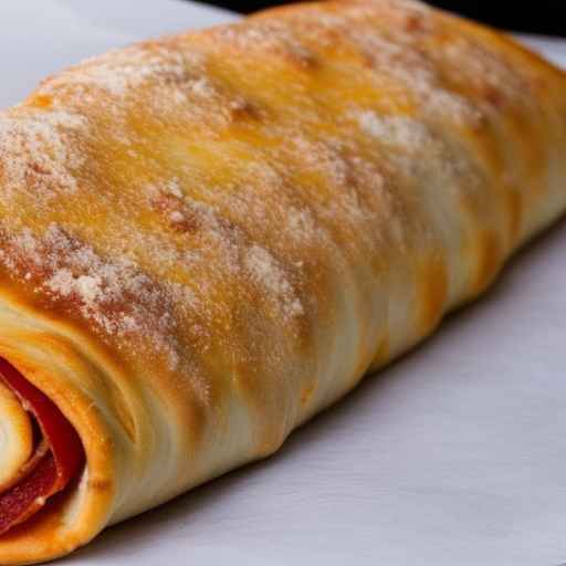 Classic Pepperoni and Cheese Stromboli