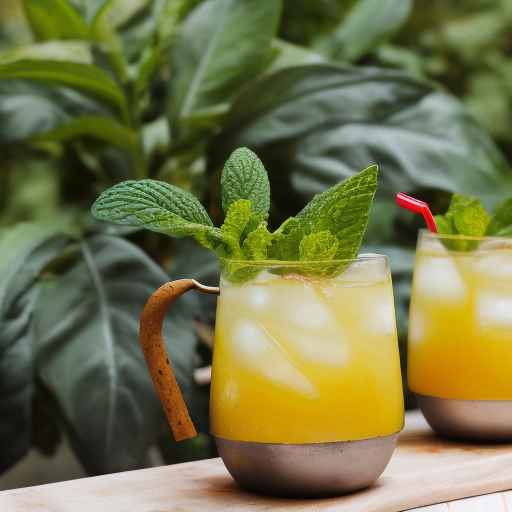 Cocktail Joyous Mango Mojito Mule