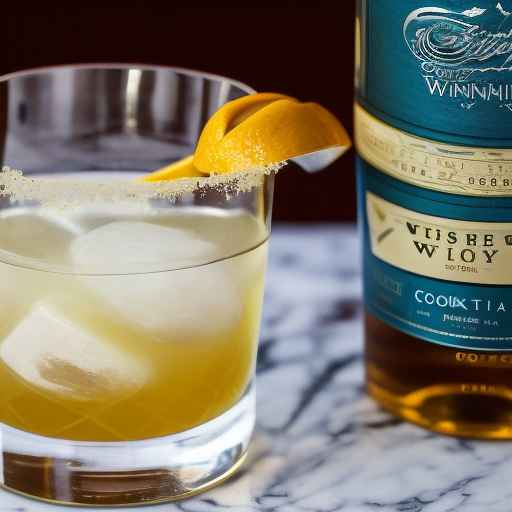 Cocktail Vanilla Spiced Whiskey Sour