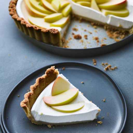 Coconut and Lime Tart with Apples