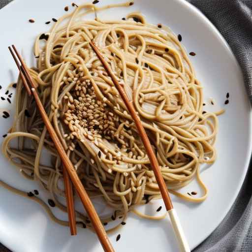 Cold Sesame Peanut Noodles