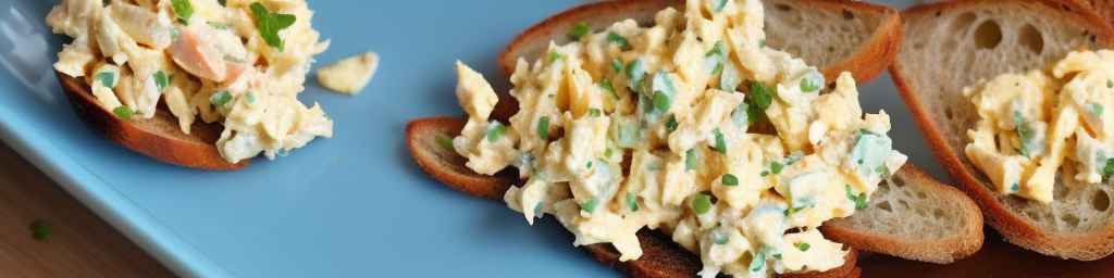 Crab and Egg Salad with Old Bay Seasoning