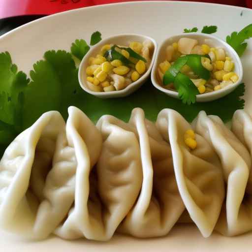 Crabmeat and Corn Jiaozi