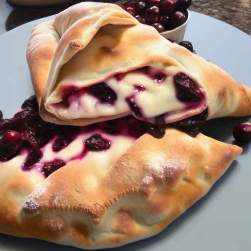 Cranberry and Brie Calzone