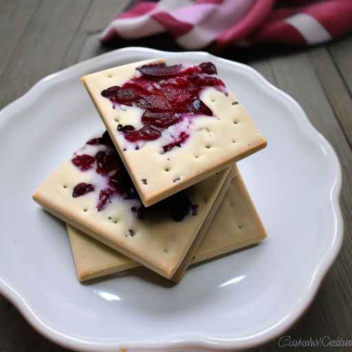 Cranberry and White Chocolate Crackers
