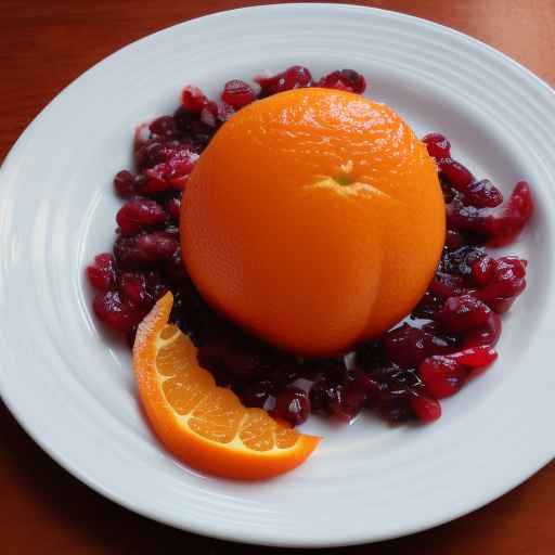 Cranberry Orange Gata with Orange Zest