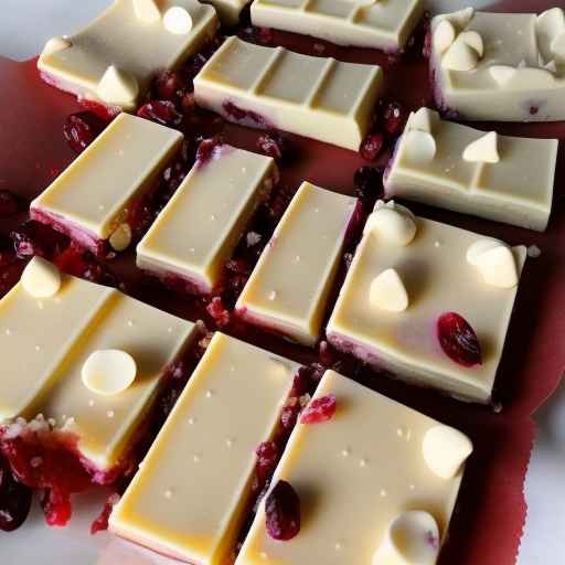 Cranberry White Chocolate Bars