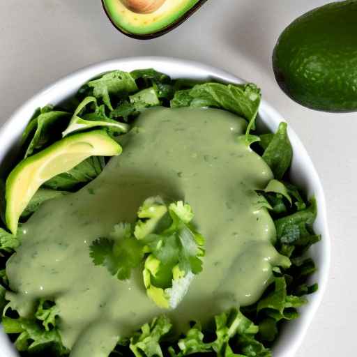 Creamy Avocado Lime Dressing for Salads