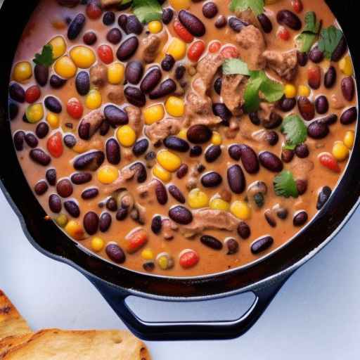 Creamy Beef and Black Bean Chili