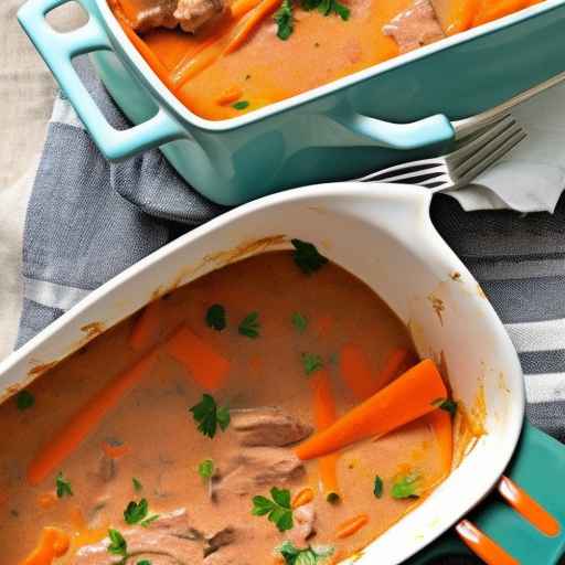 Creamy Beef and Carrot Casserole