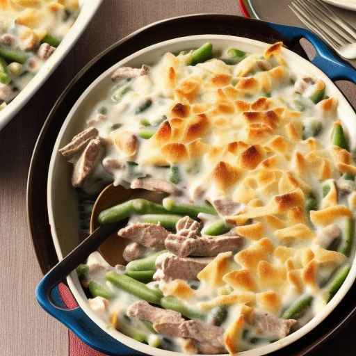 Creamy Beef and Green Bean Casserole