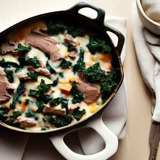 Creamy Beef and Kale Casserole